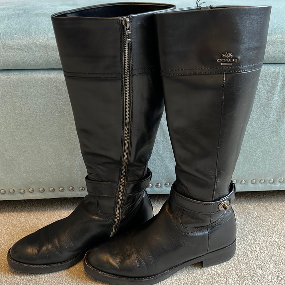 Coach riding boots